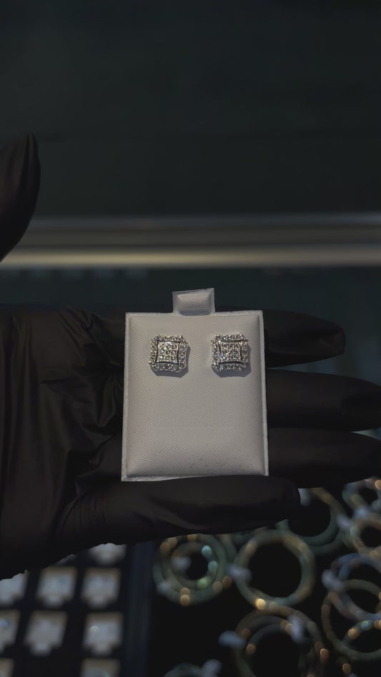 925 Silver SQ Studs