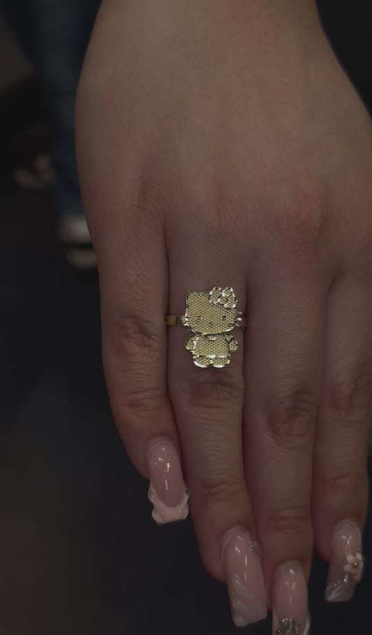 14k Hello Kitty Body Ring