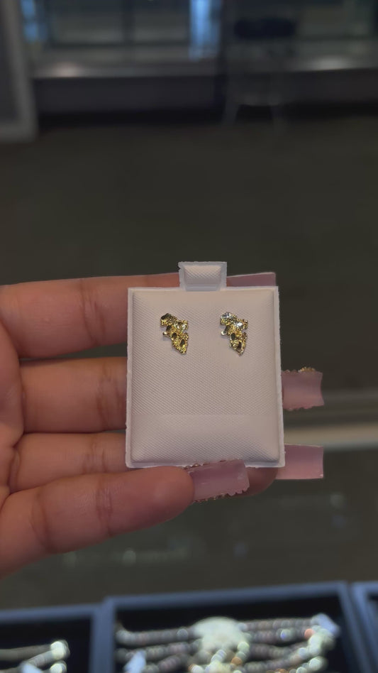 10k Sm Nugget Earrings