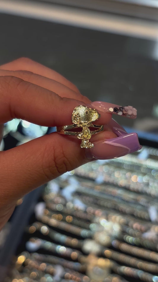 14k Snoopy Ring