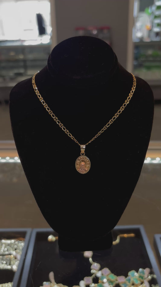 14k Mi Bautizo Con Cristo Set